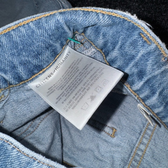 Citizens of Humanity Millie Jeans Size 27 Ambry Wide Leg Crop Button Fly USA - Picture 5 of 8
